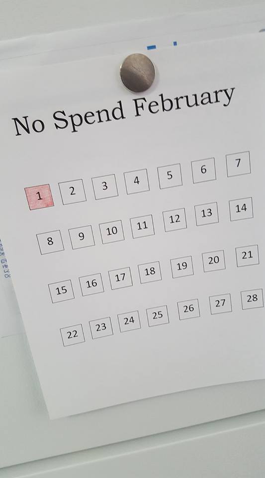 No Spend February – Stuck in a Mire